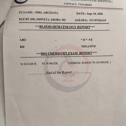 Medical Report Date Change