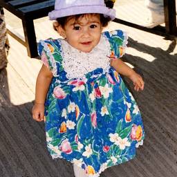 Restored Vintage Toddler Photo