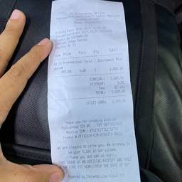 Receipt Total Edit