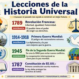 History Lessons Educational Poster