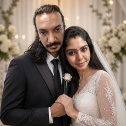 Romantic Couple Portrait Merge