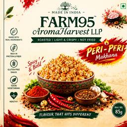 Peri-Peri Makhana Packaging 4K