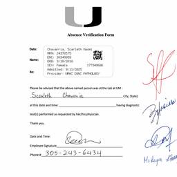 Clean Flat Document Scan