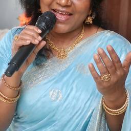 Indian Singer Saree Portrait