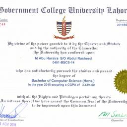 Degree Certificate Name Change