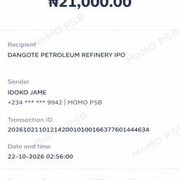 Mobile Money Receipt Edit