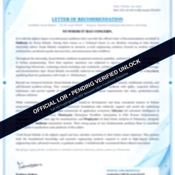 Antes - Carta de recomendación legible
