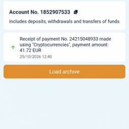 Depois - Edição de captura de tela de transação cripto