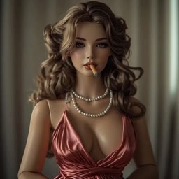 Depois - Vídeo de retrato elegante com fumaça