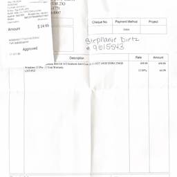 Receipt Amount Edit