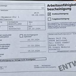 Medical Certificate Date Swap