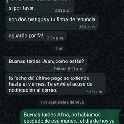 After - WhatsApp Chat Screenshot Edit