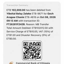 Depois - Solicitação de correção de nome em recibo bancário