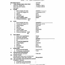 Marriage Certificate Text Edit