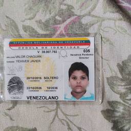 Before - Venezuelan ID Card Surname Edit