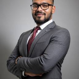 Sharp Grey Suit Headshot