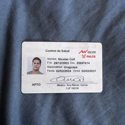 Health Card Expiry Edit