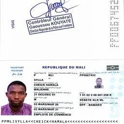 Passport Scan Enhancement
