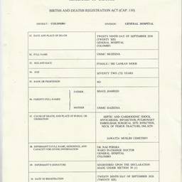 Death Register Text Edit
