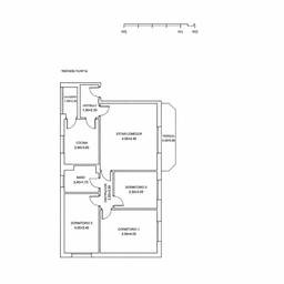 After - Floor Plan with Measurements