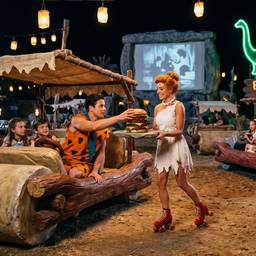 Flintstones Drive-In Scene
