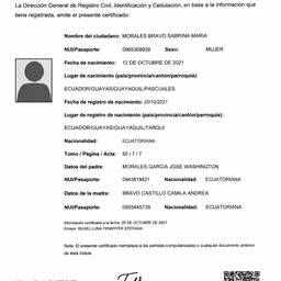Restored Birth Certificate Scan