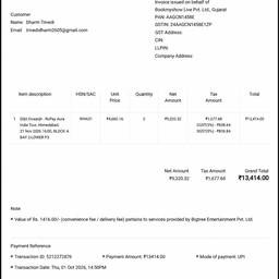 Edit Invoice Total Amount