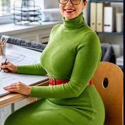 After - Green Dress Body Edit