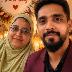 Wedding Anniversary Photo Edit