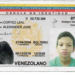 Venezuelan ID Year Change