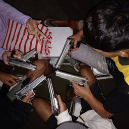 Add Gun to Group Photo