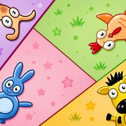 After - Colorful Cartoon Animal Friends