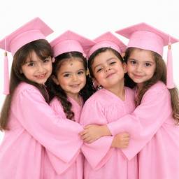 After - Girls Graduation Group Photo