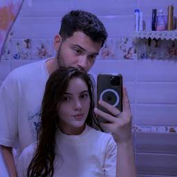 Couple Mirror Selfie