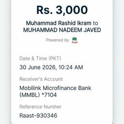 Change Date on Receipt