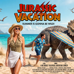 Jurassic Vacation Poster