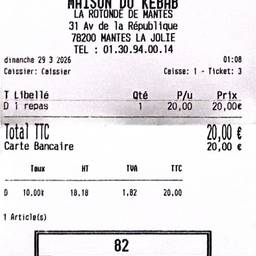 Antes - Edición de fecha y hora del recibo