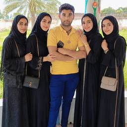 After - Group Photo With Hijab Friends
