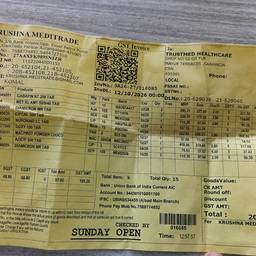 Receipt Total Amount Edit