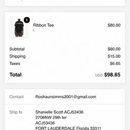 Edit Receipt Total Amount