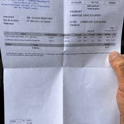 French Invoice Amount Edit