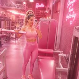 Nachher - Barbie Style Gym Bearbeitung