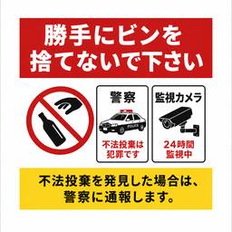 Japanese Warning Sign A4