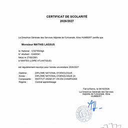 University Certificate Date Edit