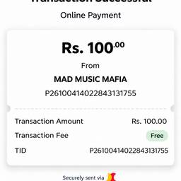 Payment Receipt Time Edit
