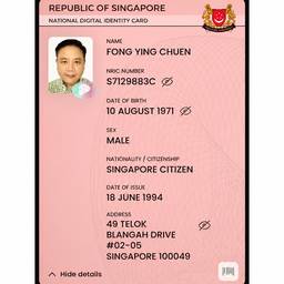 Straighten ID Card Photo