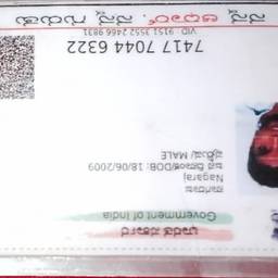 Antes - Edición del año de nacimiento en Aadhaar