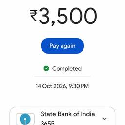 UPI Payment Screenshot Edit