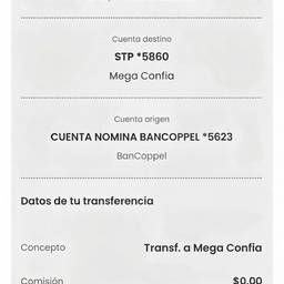Avant - Modifier un reçu de virement bancaire