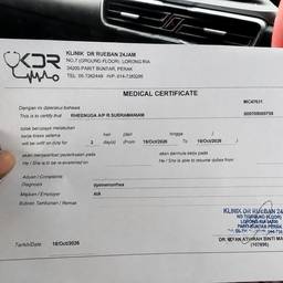 Medical Certificate Date Edit
